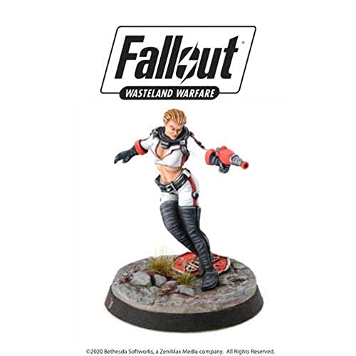 Modiphius Entertainment | Fallout Wasteland Warfare | Nuka Cola Girl | Miniatures | Unpainted Modiphius Entertainment | Fallout Wasteland Warfare | Nuka Cola Girl | Miniatures | Unpainted von Modiphius