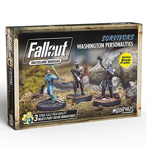 Modiphius Entertainment | Fallout Wasteland Warfare | Survivors: Washington Personalities | Miniatures | Unpainted Modiphius Entertainment | Fallout Wasteland Warfare | Survivors: Washington Personalities | Miniatures | Unpainted von Modiphius