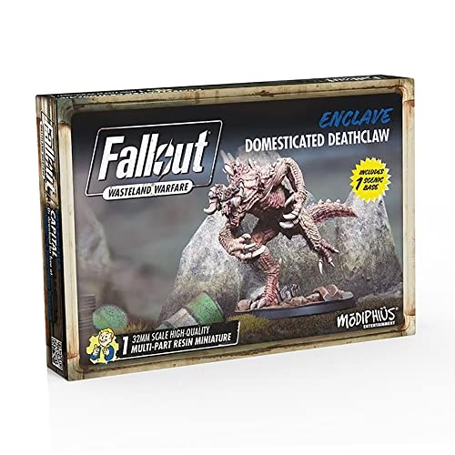 Modiphius Entertainment | Fallout Wasteland Warfare | Enclave: Domesticated Deathclaw | Miniatures | Unpainted Modiphius Entertainment | Fallout Wasteland Warfare | Enclave: Domesticated Deathclaw | Miniatures | Unpainted von Modiphius