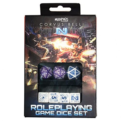Modiphius | Infinity: Factions Dice Sets | Combined Army Dice Set| Dice Set | Role Playing Game | RPG | English Modiphius | Infinity: Factions Dice Sets | Combined Army Dice Set| Dice Set | Role Playing Game | RPG | English von Modiphius