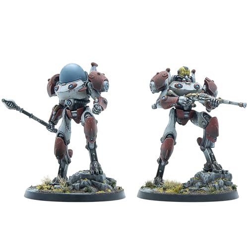 Modiphius Unterhaltung: Fallout: Miniaturen - Zetans: Alien Invaders - 2 Figuren aus Kunstharz, Appalachienwelle, unbemalt & unmontiert, lizenziert Modiphius Unterhaltung: Fallout: Miniaturen - Zetans: Alien Invaders - 2 Figuren aus Kunstharz, Appalachienwelle, unbemalt & unmontiert, lizenziert von Modiphius