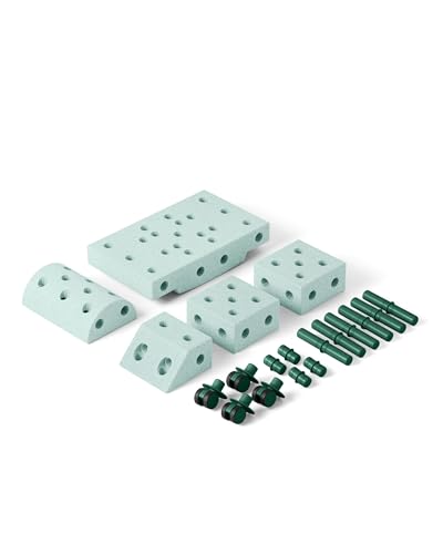 Modu Spielzeug der Marke Modell 20 TLG. Baukasten Starter-Setset Playsystem Explorer von 0-6 Jahren - Ocean Mint/Forest Green Modu Spielzeug der Marke Modell 20 TLG. Baukasten Starter-Setset Playsystem Explorer von 0-6 Jahren - Ocean Mint/Forest Green von Modu