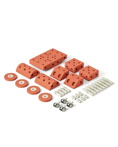 Modu Spielzeug der Marke Modell 34 TLG. Baukasten Starter-Set Playsystem Dreamer von 0-6 Jahren - Burnt Orange/Dusty Green von Modu