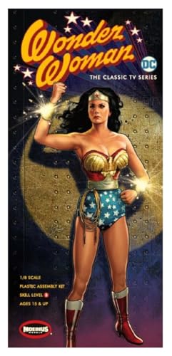 Wonder Woman - 1970er Jahre Lynda Carter Moebius Modellbausatz im Maßstab 1:8 von Moebius Models