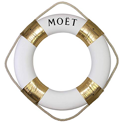Moet & Chandon Ice Imperial Rettungsring Schwimmreifen Champagner Party Dekoration Schwimmende Bar Schwimmring mit Seil von Moët & Chandon