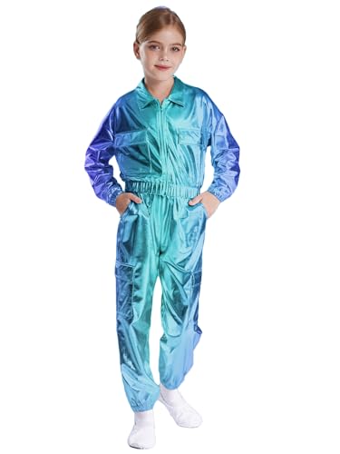 Moggemol Disco Kostüm Mädchen Kinder Tanzensemble Modern Jazz Disco Hip Hop Glitzer Outfit Auftritt Blau 158-164 Moggemol Disco Kostüm Mädchen Kinder Tanzensemble Modern Jazz Disco Hip Hop Glitzer Outfit Auftritt Blau 158-164 von Moggemol