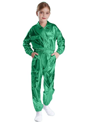 Moggemol Disco Kostüm Mädchen Kinder Tanzensemble Modern Jazz Disco Hip Hop Glitzer Outfit Auftritt Grün 146-152 Moggemol Disco Kostüm Mädchen Kinder Tanzensemble Modern Jazz Disco Hip Hop Glitzer Outfit Auftritt Grün 146-152 von Moggemol