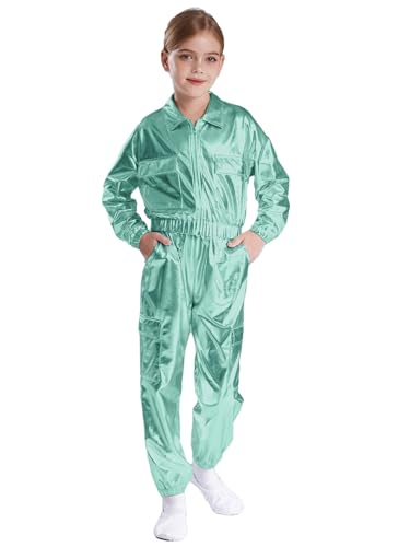 Moggemol Disco Kostüm Mädchen Kinder Tanzensemble Modern Jazz Disco Hip Hop Glitzer Outfit Auftritt Hellgrün 134-140 Moggemol Disco Kostüm Mädchen Kinder Tanzensemble Modern Jazz Disco Hip Hop Glitzer Outfit Auftritt Hellgrün 134-140 von Moggemol