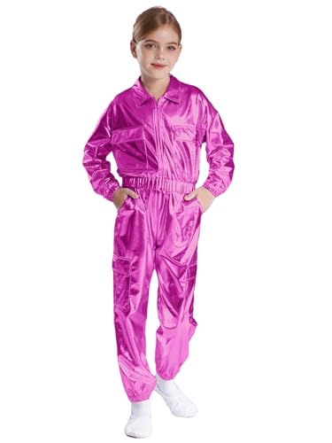 Moggemol Disco Kostüm Mädchen Kinder Tanzensemble Modern Jazz Disco Hip Hop Glitzer Outfit Auftritt Knalliges Pink 110-116 Moggemol Disco Kostüm Mädchen Kinder Tanzensemble Modern Jazz Disco Hip Hop Glitzer Outfit Auftritt Knalliges Pink 110-116 von Moggemol