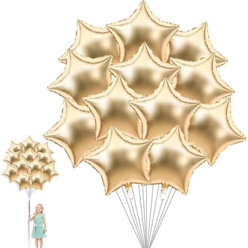 Gold Stern Folienballon Band Deflationsrohr, Luftballons Folienballon Hochzeit 12 Stück 18 In Hochzeitsballon Wedding Geburtstags Valentinstag Hochzeitsdeko Verlobung Baby Jubiläum Party Dekoration Gold Stern Folienballon Band Deflationsrohr, Luftballons Folienballon Hochzeit 12 Stück 18 In Hochzeitsballon Wedding Geburtstags Valentinstag Hochzeitsdeko Verlobung Baby Jubiläum Party Dekoration von Moiuguli