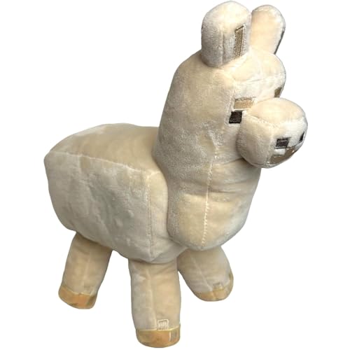 Minecraft Plüschfigur Videospielfiguren - Wolf, Lama - Größen je nach Modell - Super Soft Qualität (Lama) von Mojang Studios