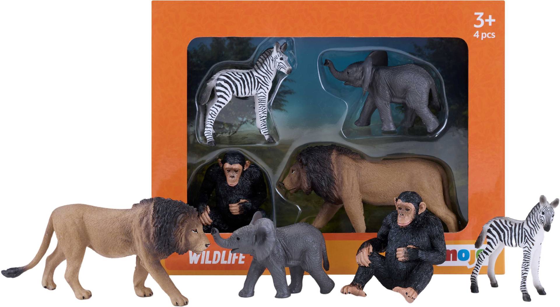 Mojo Wildlife Savanne Tiere 4 Teile Mojo Wildlife Savanne Tiere 4 Teile von Mojo