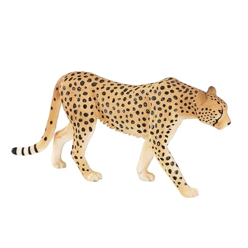 MOJO - Geparden-Männchen, handbemalte Spielfigur, Wildlife-Kollektion, naturgetreu und sehr detailliert, entworfen in Großbritannien von MOJO