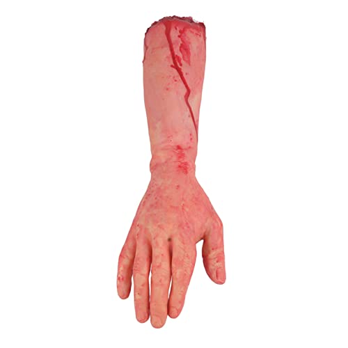 Abgetrennte Hand, Grausige Abgetrennte Hände, Gruselige Amputierte Gliedmaßen Simulation Abgetrennte Hand aus Gummi, 47x10,5cm, Halloween Streich Requisite, für Aktivitäten und Partys Abgetrennte Hand, Grausige Abgetrennte Hände, Gruselige Amputierte Gliedmaßen Simulation Abgetrennte Hand aus Gummi, 47x10,5cm, Halloween Streich Requisite, für Aktivitäten und Partys von Mokernali