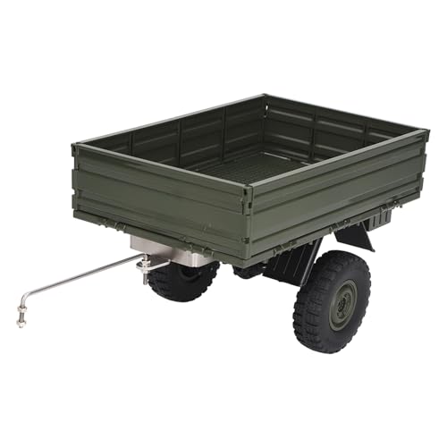 RC-Car-Anhänger, RC Auto Anhänger Fernbedienung Fracht Träger, Trail-Car-Anhänger-Hopper, Auto Anhänger Fracht Träger, für P06 Unimog Modell RC-Car-Anhänger, RC Auto Anhänger Fernbedienung Fracht Träger, Trail-Car-Anhänger-Hopper, Auto Anhänger Fracht Träger, für P06 Unimog Modell von Mokernali