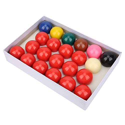 Snooker-Kugeln, 22 Stücke 52,2 mm/2,1 Zoll Snooker Billard Billardtisch Kugeln Set, Tischkugel-Set, Harz Kalk Pulver Pigment Set, für Spielzimmer Snooker-Kugeln, 22 Stücke 52,2 mm/2,1 Zoll Snooker Billard Billardtisch Kugeln Set, Tischkugel-Set, Harz Kalk Pulver Pigment Set, für Spielzimmer von Mokernali