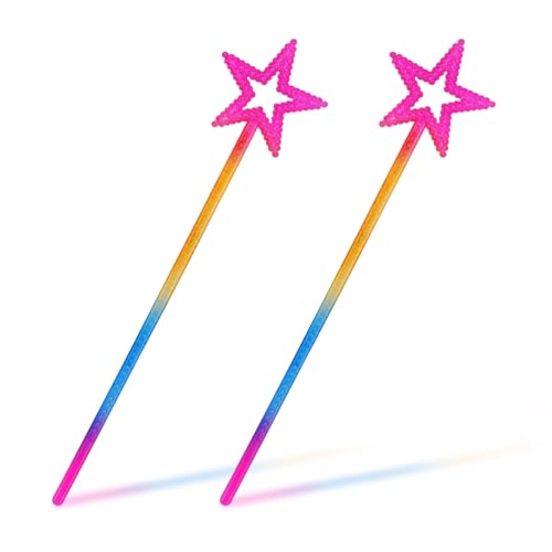 Molain 2pcs Prinzessin-Stab, Prinzessin Zauberstab, Zauberstäbe für Kinder Stern Glitzer Zauberstab Kostüm Requisiten Engel Zauberstab für Geburtstag Hochzeit Cosplay Rollenspiel Spielzeug(Multicolor) Molain 2pcs Prinzessin-Stab, Prinzessin Zauberstab, Zauberstäbe für Kinder Stern Glitzer Zauberstab Kostüm Requisiten Engel Zauberstab für Geburtstag Hochzeit Cosplay Rollenspiel Spielzeug(Multicolor) von Molain
