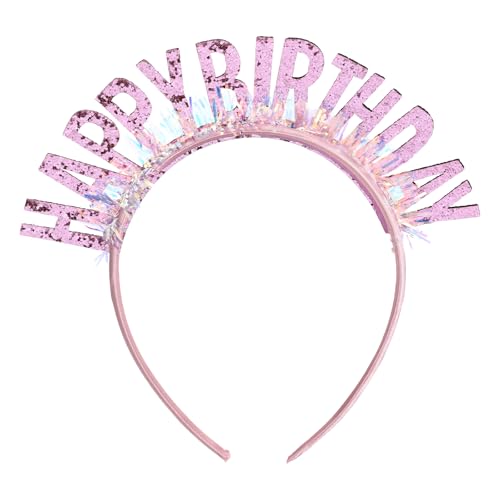 Molain Geburtstag Kronen Mädchen Stirnband, Geburtstag Haarreif für Mädchen, Rosa Happy Birthday Stirnbänder Kopfschmuck Prinzessin Tiara Zubehör für Frauen Mädchen Party Weihnachtsdekoration Molain Geburtstag Kronen Mädchen Stirnband, Geburtstag Haarreif für Mädchen, Rosa Happy Birthday Stirnbänder Kopfschmuck Prinzessin Tiara Zubehör für Frauen Mädchen Party Weihnachtsdekoration von Molain