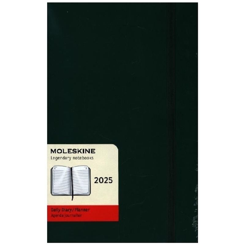 Moleskine 12 Monate Tageskalender 2025, Large/A5 von Moleskine Germany