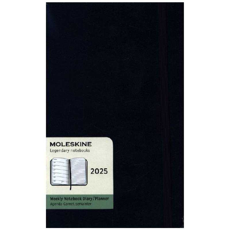 Moleskine 12 Monate Wochen Notizkalender 2025, Large/A5 von Moleskine Germany