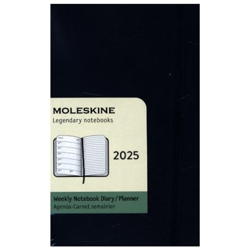 Moleskine 12 Monate Wochen Notizkalender 2025, Pocket/A6 von Moleskine Germany