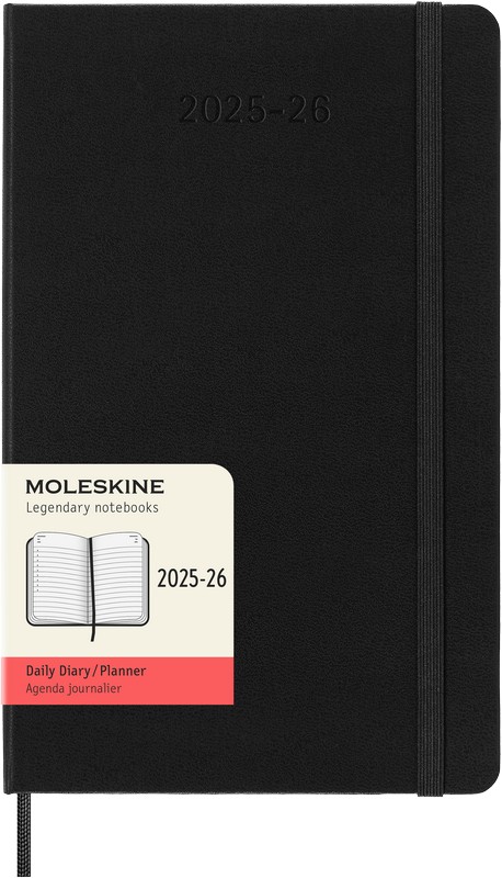 Moleskine 18 Monatskalender 2026 Studienplaner 1 Tag auf 1 Seite Large Hardcover Schwarz Moleskine 18 Monatskalender 2026 Studienplaner 1 Tag auf 1 Seite Large Hardcover Schwarz von Moleskine