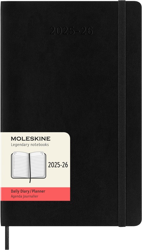 Moleskine 18 Monatskalender 2026 Studienplaner 1 Tag auf 1 Seite Large Softcover Schwarz Moleskine 18 Monatskalender 2026 Studienplaner 1 Tag auf 1 Seite Large Softcover Schwarz von Moleskine
