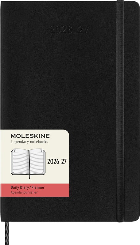 Moleskine 18 Monatskalender 2027 Studienplaner 1 Tag auf 1 Seite Large Softcover Schwarz Moleskine 18 Monatskalender 2027 Studienplaner 1 Tag auf 1 Seite Large Softcover Schwarz von Moleskine