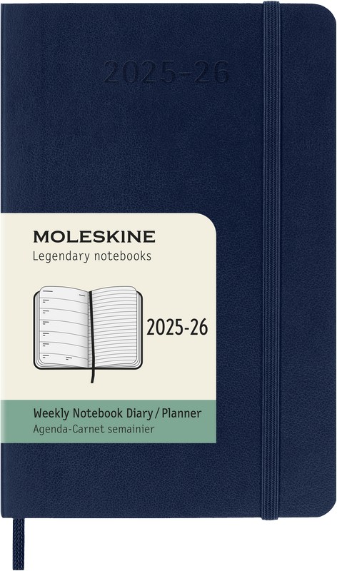 Moleskine 18 Monatskalender & Notizbuch 2026 Studienplaner 1 Woche auf 1 Seite Pocket Softcover Saphir Moleskine 18 Monatskalender & Notizbuch 2026 Studienplaner 1 Woche auf 1 Seite Pocket Softcover Saphir von Moleskine