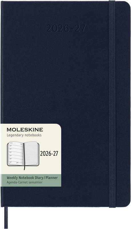 Moleskine 18 Monatskalender & Notizbuch 2027 Studienplaner 1 Woche auf 1 Seite Large Hardcover Saphir Moleskine 18 Monatskalender & Notizbuch 2027 Studienplaner 1 Woche auf 1 Seite Large Hardcover Saphir von Moleskine