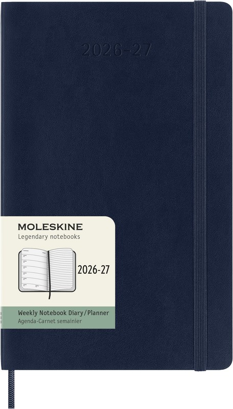 Moleskine 18 Monatskalender & Notizbuch 2027 Studienplaner 1 Woche auf 1 Seite Large Softcover Saphir Moleskine 18 Monatskalender & Notizbuch 2027 Studienplaner 1 Woche auf 1 Seite Large Softcover Saphir von Moleskine