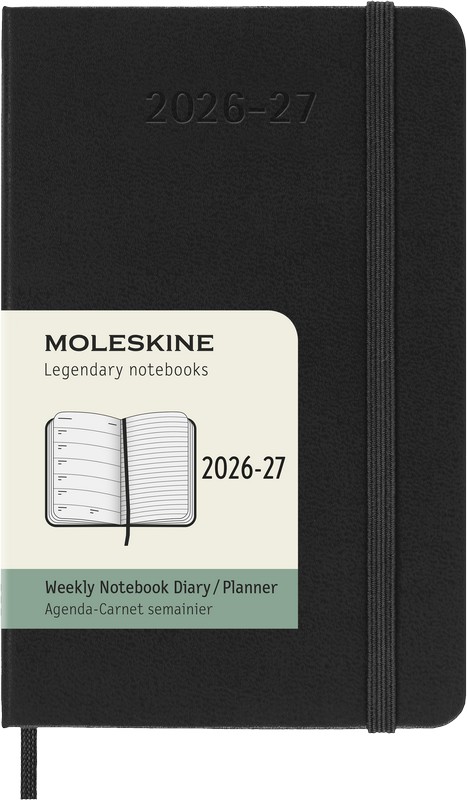 Moleskine 18 Monatskalender & Notizbuch 2027 Studienplaner 1 Woche auf 1 Seite Pocket Hardcover Schwarz Moleskine 18 Monatskalender & Notizbuch 2027 Studienplaner 1 Woche auf 1 Seite Pocket Hardcover Schwarz von Moleskine