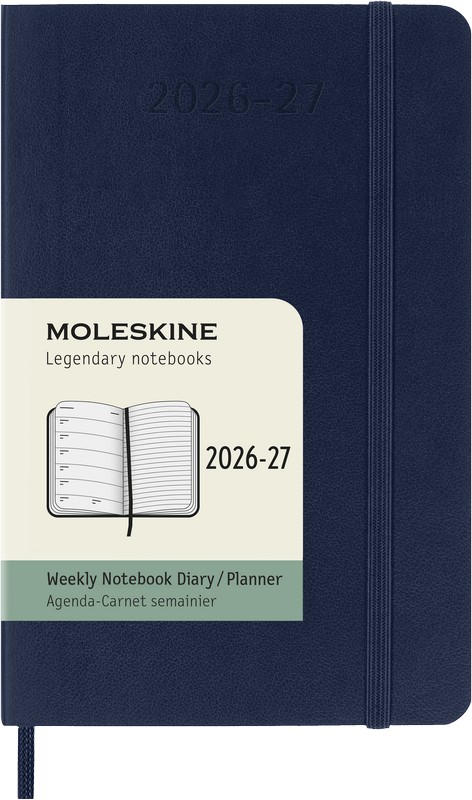 Moleskine 18 Monatskalender & Notizbuch 2027 Studienplaner 1 Woche auf 1 Seite Pocket Softcover Saphir Moleskine 18 Monatskalender & Notizbuch 2027 Studienplaner 1 Woche auf 1 Seite Pocket Softcover Saphir von Moleskine