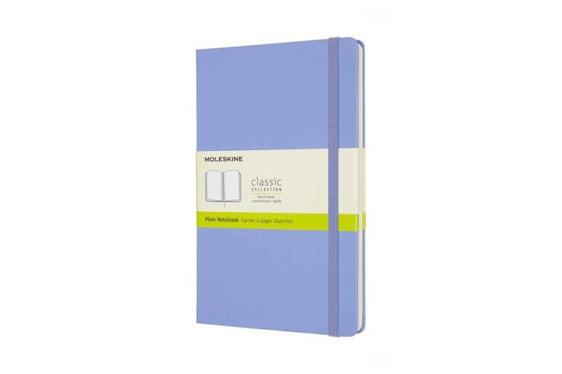 Moleskine Notizbuch Klassik Large Hardcover Hortensienblau, blanko von Moleskine