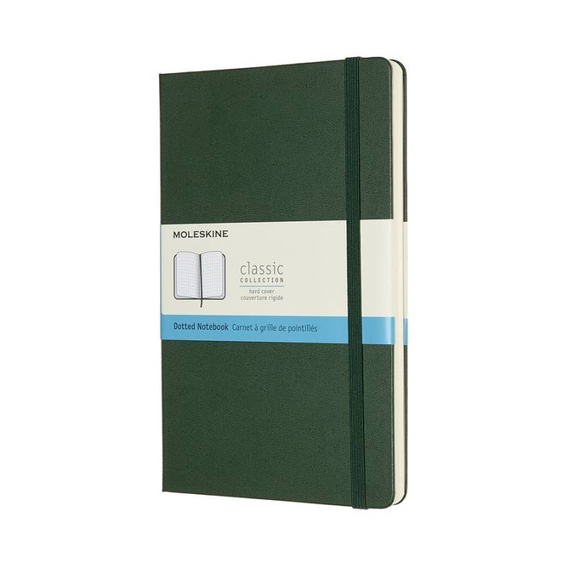Moleskine Notizbuch Klassik Large Hardcover Myrtengrün, punktkariert Moleskine Notizbuch Klassik Large Hardcover Myrtengrün, punktkariert von Moleskine