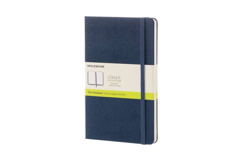 Moleskine Notizbuch Klassik Large Hardcover Saphir, blanko von Moleskine