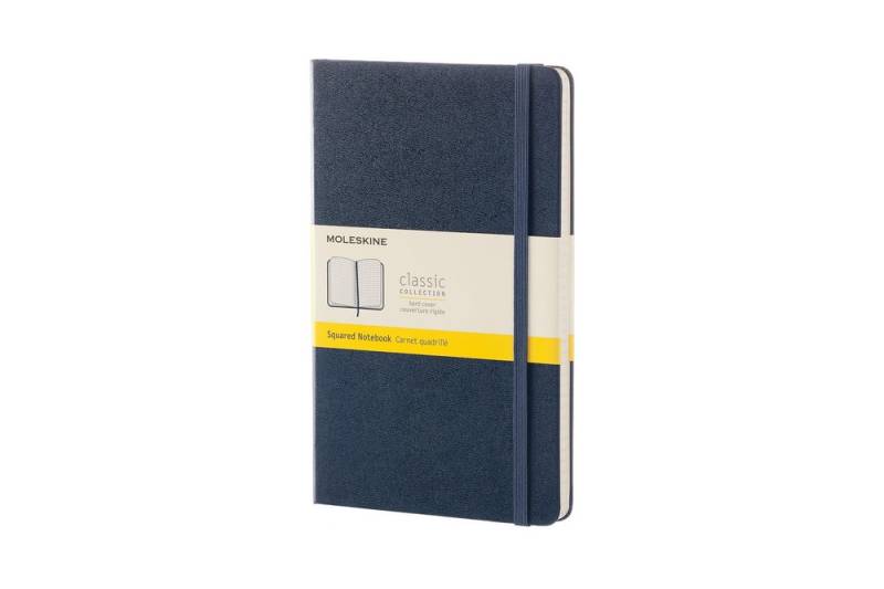 Moleskine Notizbuch Klassik Large Hardcover Saphir, kariert von Moleskine