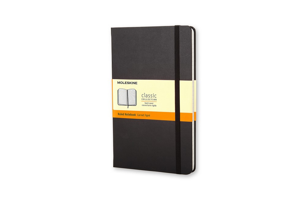 Moleskine Notizbuch Klassik Large Hardcover schwarz, liniert von Moleskine