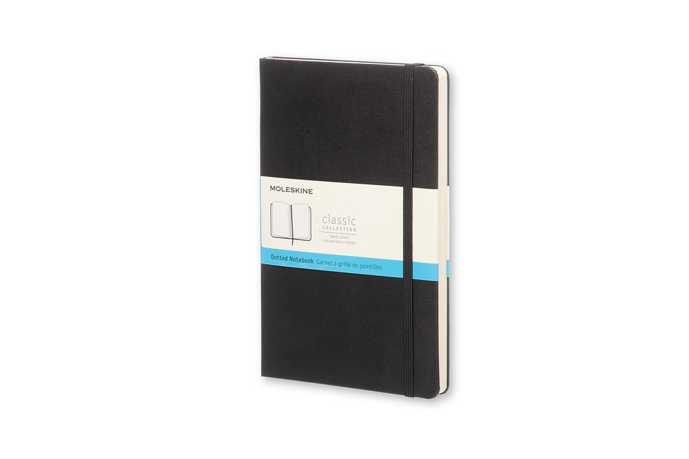 Moleskine Notizbuch Klassik Large Hardcover schwarz, punktkariert von Moleskine