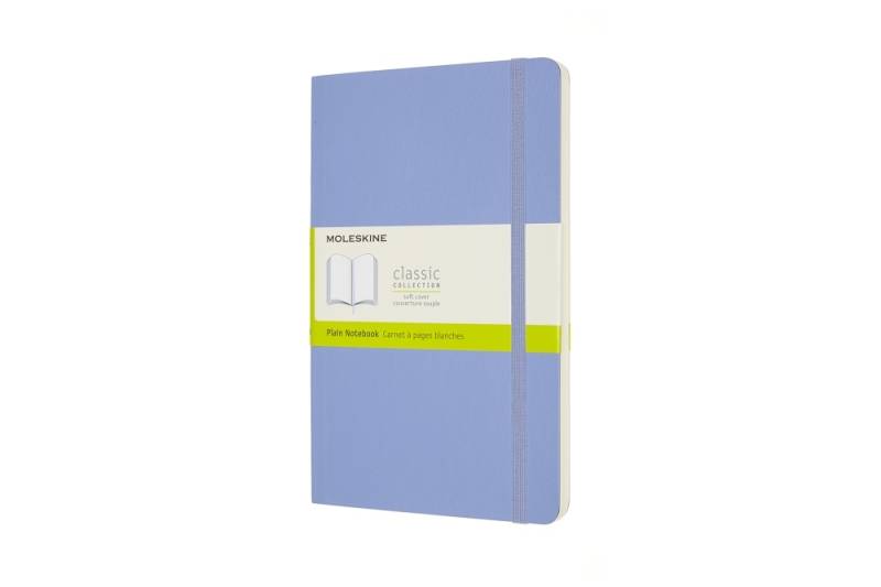 Moleskine Notizbuch Klassik Large Softcover Hortensienblau, blanko von Moleskine
