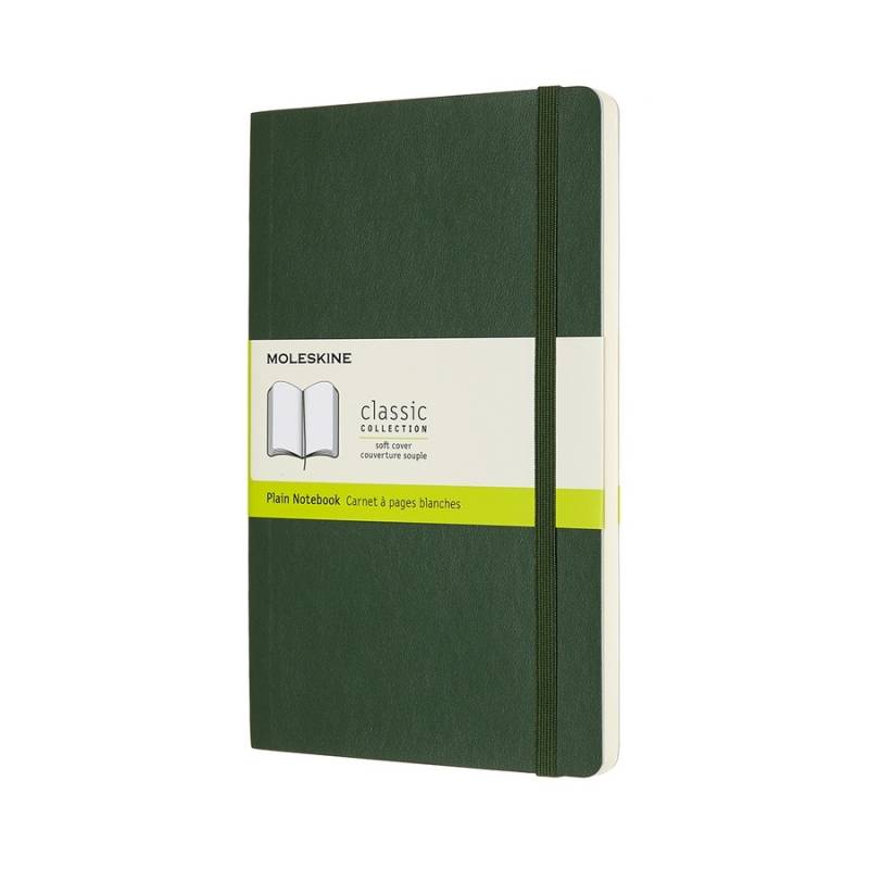 Moleskine Notizbuch Klassik Large Softcover Myrtengrün, blanko von Moleskine