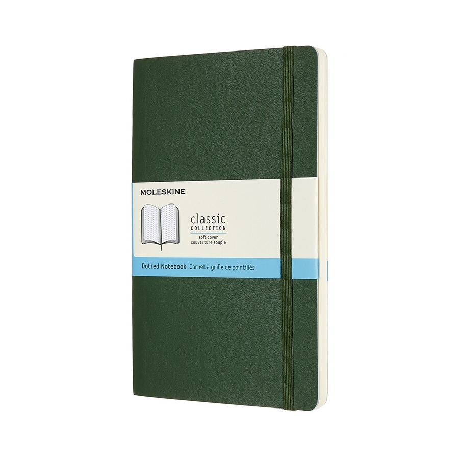 Moleskine Notizbuch Klassik Large Softcover Myrtengrün, punktkariert Moleskine Notizbuch Klassik Large Softcover Myrtengrün, punktkariert von Moleskine