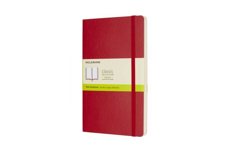 Moleskine Notizbuch Klassik Large Softcover Scharlachrot, blanko von Moleskine