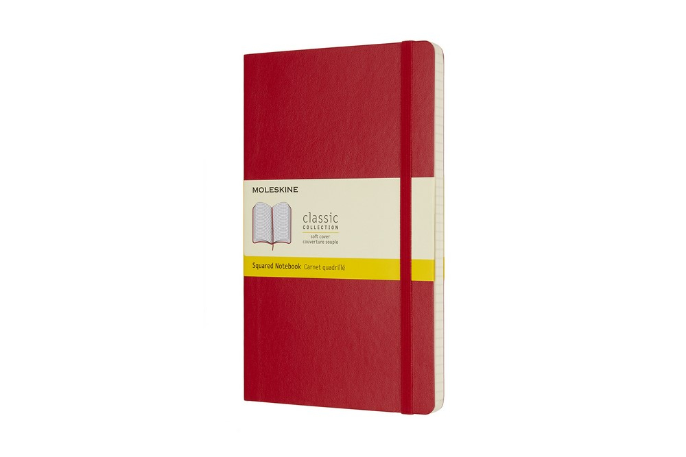 Moleskine Notizbuch Klassik Large Softcover Scharlachrot, kariert Moleskine Notizbuch Klassik Large Softcover Scharlachrot, kariert von Moleskine