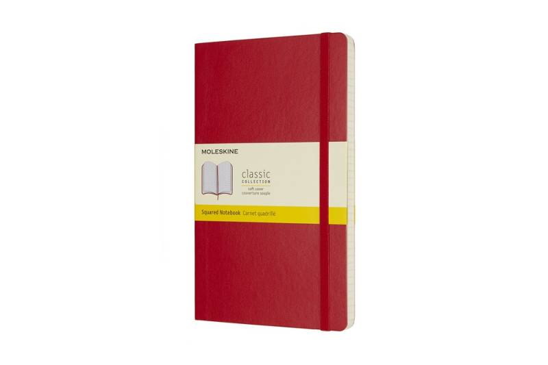Moleskine Notizbuch Klassik Large Softcover Scharlachrot, kariert Moleskine Notizbuch Klassik Large Softcover Scharlachrot, kariert von Moleskine