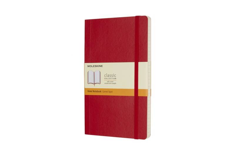 Moleskine Notizbuch Klassik Large Softcover Scharlachrot, liniert Moleskine Notizbuch Klassik Large Softcover Scharlachrot, liniert von Moleskine