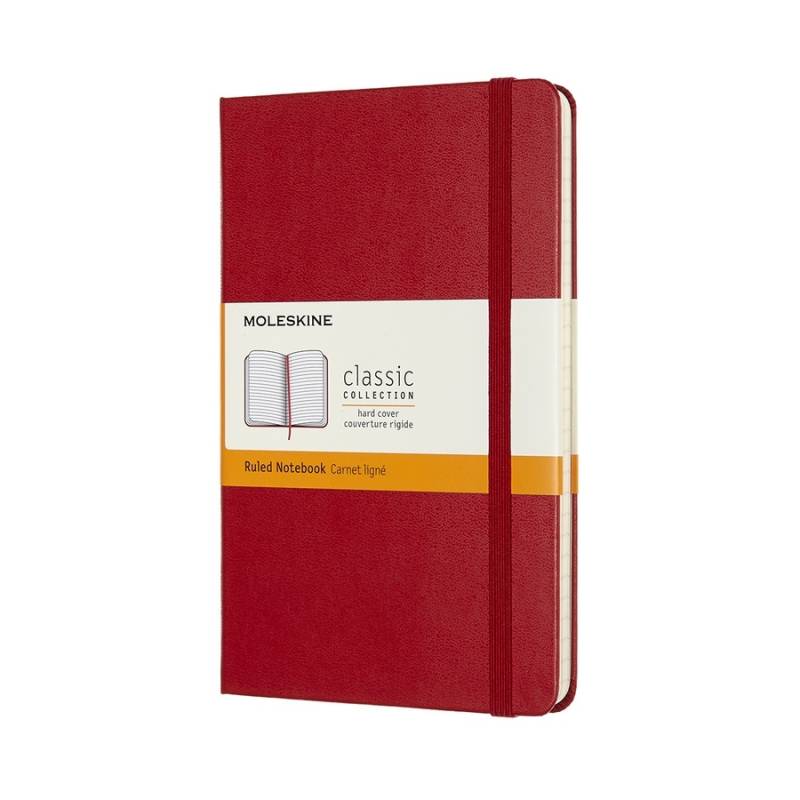 Moleskine Notizbuch Klassik Medium Hardcover Scharlachrot, liniert Moleskine Notizbuch Klassik Medium Hardcover Scharlachrot, liniert von Moleskine