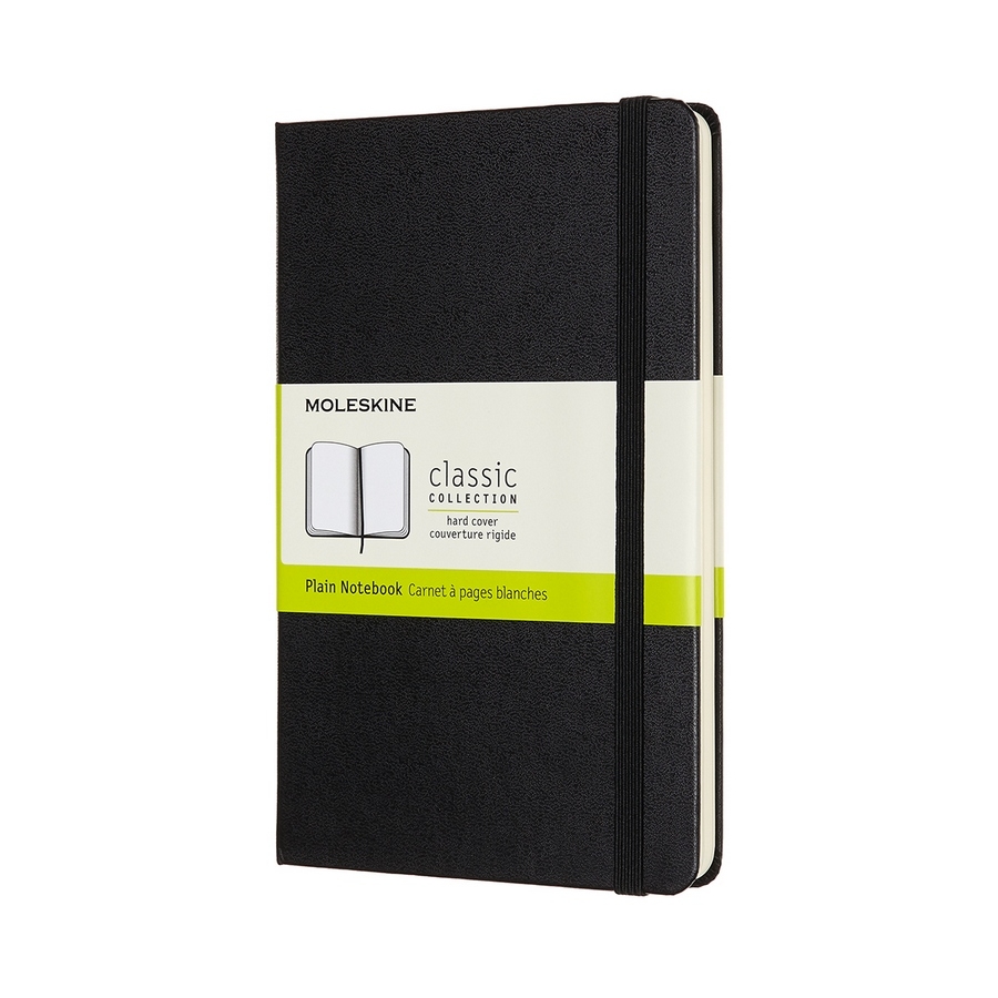 Moleskine Notizbuch Klassik Medium Hardcover Schwarz, blanko von Moleskine