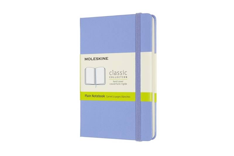 Moleskine Notizbuch Klassik Pocket Hardcover Hortensienblau, blanko von Moleskine