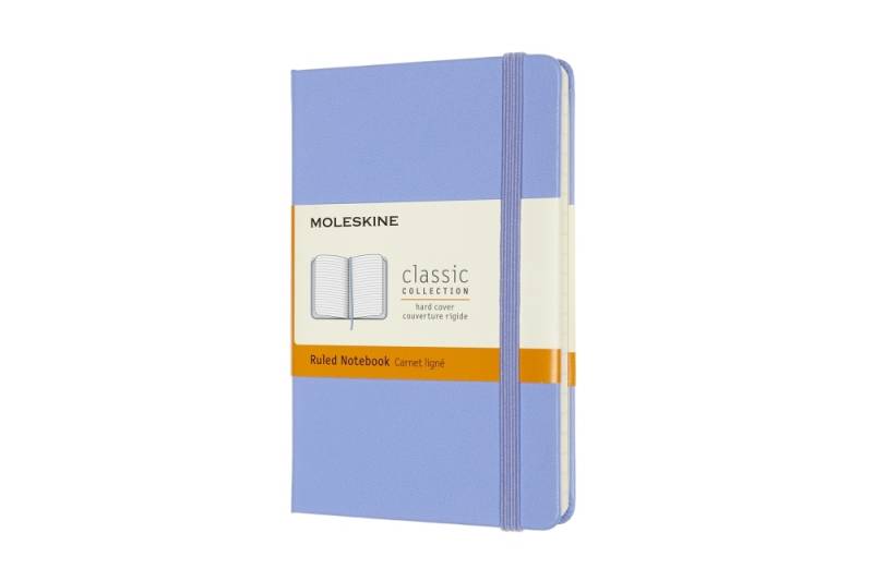 Moleskine Notizbuch Klassik Pocket Hardcover Hortensienblau, liniert von Moleskine